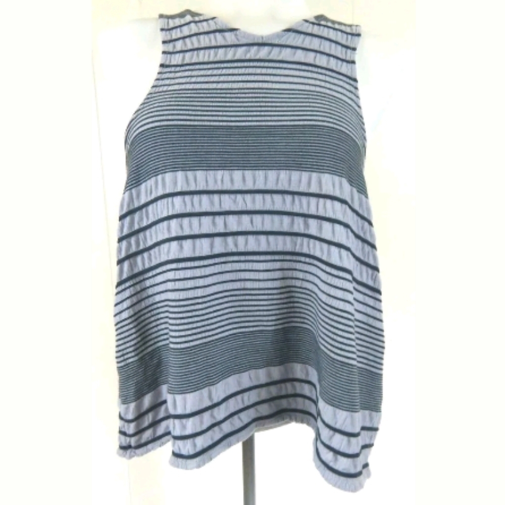 Deletta Anthropologie Stacked Stripes Tank